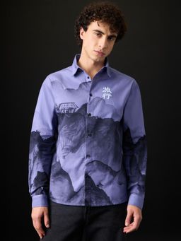 The Souled Store - Printed Wanderer Mens Relaxed Shirt