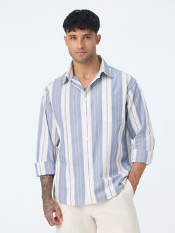 The Souled Store - Stripes Clash Mens Relaxed Shirt
