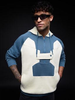 The Souled Store - Oversized Lagoon Mens Oversized Hoodie