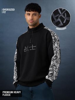The Souled Store - Official Mortal Kombat Warrior Mens Oversized Sweatshirt