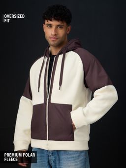 The Souled Store - Oversized Berry Clouds Mens Oversized Jacket