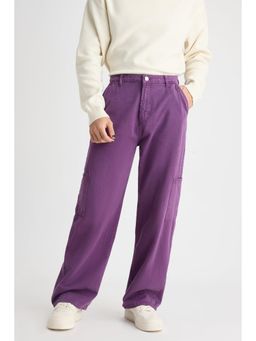 FREAKINS - Men's Amethyst Denim Cargo Jeans