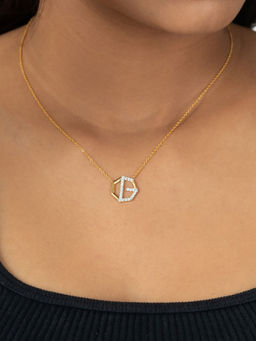 House of Seven - Letter Yourself G Alphabet Initial Necklace