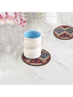 Mona B - Floral Multi-Color Coasters (Pack of 4)