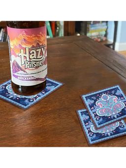 Mona B - Ethnic Multi-Color Coasters (Pack of 4)