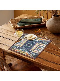 Mona B - Polyester Geometric Multi-Color Table Mats (Pack of 2)