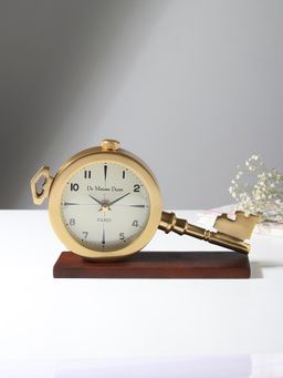 De Maison Decor - Areios Table Clock in Gold