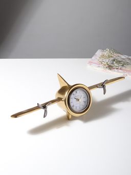 De Maison Decor - Jettison Table Clock in Gold