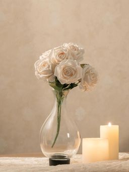 IAAH - Carol Clear Glass Vase Transparent