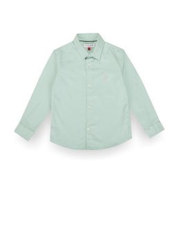 U.S. POLO ASSN. - Boys Self Design Sateen Shirt