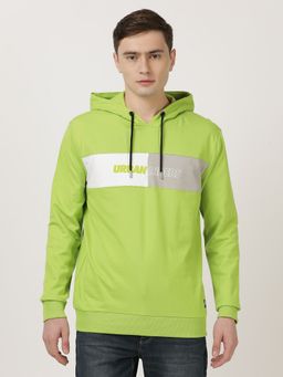 Lee - Men Green Slim Hoodie