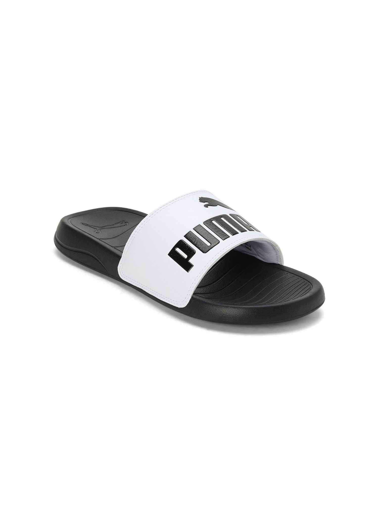 Buy Puma Popcat 20 Unisex Black Slides Online