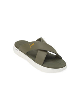 Puma - Softride Seave Slip Unisex Green Flipflops
