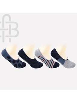 Bonjour - Mens Casual Cotton Loafer Socks (Pack of 4)
