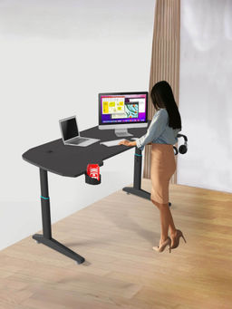 Savya Home - Motorized Adjustable Height Gaming Desk