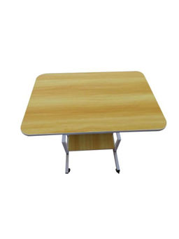 Savya Home - White Maple Manual Height Adjustable Table