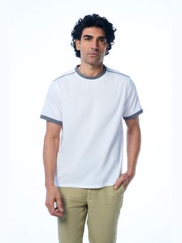 TERRA LUNA - White Ronny Khadi T-Shirt