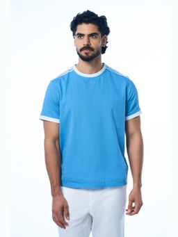 TERRA LUNA - Blue Ronny Khadi T-Shirt
