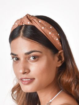 Joker and Witch - Joker & Witch Ronnie Pearl Light Brown Hairband