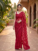 Red color option, Sold out, Currently selected