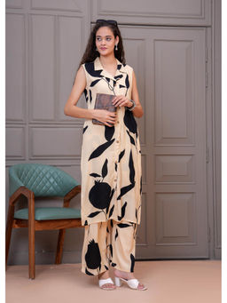 Gahan - Women Straight Rayon Kurta palazzo (Set of 2)