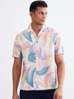 Spykar - Ecru Relaxed Fit Casual Shirt for Men