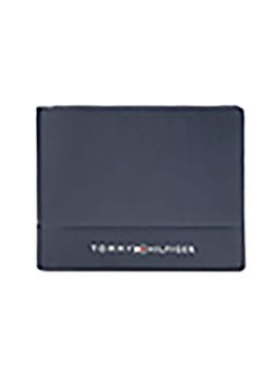 Tommy Hilfiger - Men's Passcase Leather Wallet Cuiaba - Navy