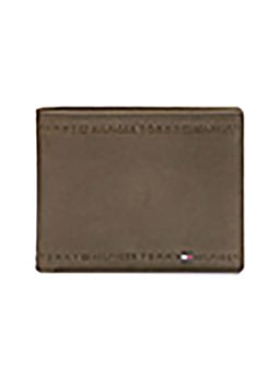 Tommy Hilfiger - Men's Passcase Leather Wallet Kantou - Olive