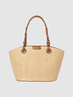 Forever New - Aria Weave Tote Bag - Cream