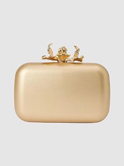 Forever New - Gina Orchid Clasp Hardcase Clutch with Detachable Strap