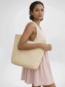 EcoRight - Raffia Tote Bag- Sand