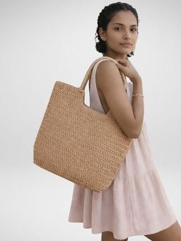 EcoRight - Raffia Tote Bag- Soil