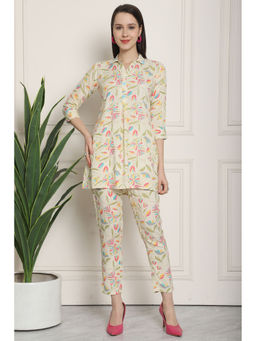 Rajnandini - Womens Multi-Color Rayon Floral Printed Co-ords (Set of 2)