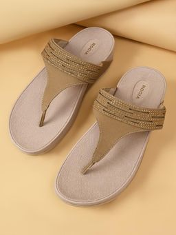 ROCIA - Beige Women Platform Sandals