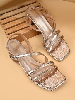 ROCIA - Rose Gold Women Block Heels