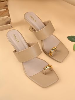 ROCIA - Beige Women Kitten Heels