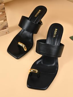 ROCIA - Black Women Kitten Heels