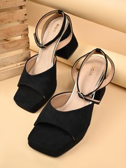 ROCIA - Black Women Block Heels