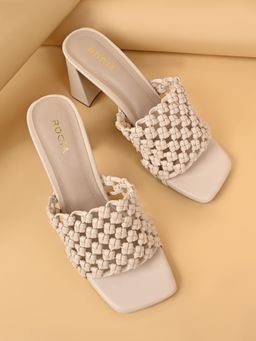 ROCIA - Beige Women Block Heels