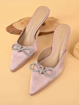 ROCIA - Pink Women Mules Heels