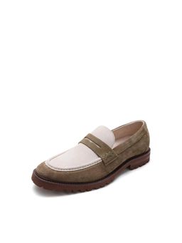 Rare Rabbit - Men Olive Loafers