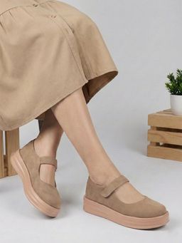 SHUZ TOUCH - Olive Mary Jane Loafers