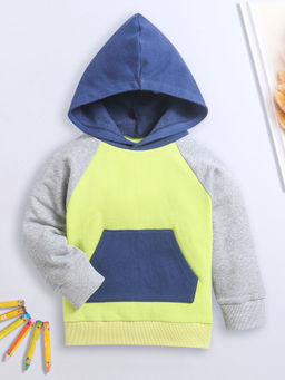 Nino Bambino - Cotton Full Sleeve Hoodie Neon