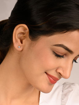 RACHIVA - 925 Sterling Silver Minimal Stud Earrings