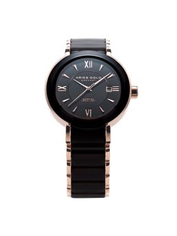 Aries Gold - Lumina Quartz Watch With Sapphire Glass For Women- L 8146L Bk-Black