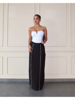Off Duty India - Parallel State Black Maxi Skirt