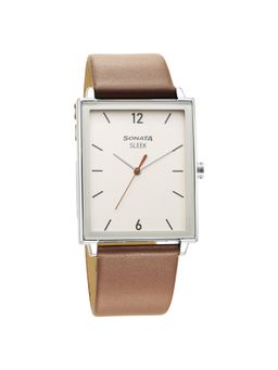 Sonata - Rectangular Dial Analog Watch for Men_7148SL02