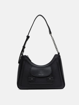 Kazo - Black Savoura Shoulder Bag (S)
