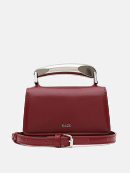 Kazo - Burgundy Sovia Sling Bag (S)