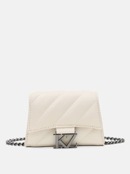 Kazo - Off White Scalene Mini Shoulder Bag (XS)